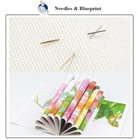 AOOKMIYA Joy Sunday Cross Stitch Kit Copenhagen HD Pattern Aida 16/14/11CT Counted Printed Canva DIY Embroidery Kit Hand Craft Home Decor