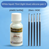 AOOKMIYA Art Masking Fluid 18/30/75 ml Stay White Pigment Cover Liquid Stationery Watercolor Painting Bottle School Office Art Supplies  AOOKMIYA.COM