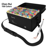 168/120/100/80/60/48 Colours Dual Tip Art Markers Sketch Pens Brush & Chisel Permanent Marker Pens With Base & Outline Markers D