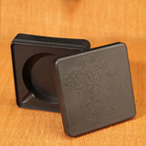 Natural Rough Stone Ribbed Inkstone for Beginners, Students, Grinding Ink Strips, Ink Cartridges, Calligraphy Supplies