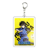 AOOKMIYA ART+ Creative Gifts Blue Lock Isagi Yoichi Acrylic Anime Keychain Bag Charms Pendant Jewelry Cute Creative Key Ring Friends Gift Figure Cartoon
