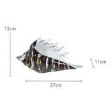 AOOKMIYA Conch Ashtray Ornaments Glass Crafts Origin Zibo Candle Sand Modern Simple Coffee Table Home Decorations