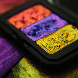 AOOKMIYA Pearlescent Watercolor Paint Chameleon Shiny Metallic Solid Acuarelas Drawing Nail Art Watercolor Painting Supplies