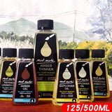 Montmartre Oil Painting Thinner Odorless Oil Paint Toning Oil Linseed Oil Painting Medium Art Supplies