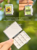 Mini Cat Pigment Box Pendant Watercolor Packaging Iron Box Portable Pigment Box Color Palette Hand Account Artifact