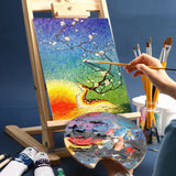 AOOKMIYA 3 Pack Canvas Panels, Blank Board Panels for Acrylic, Oil, Watercolor, Tempera Painting,Primed Acid-Free for Students,Adults