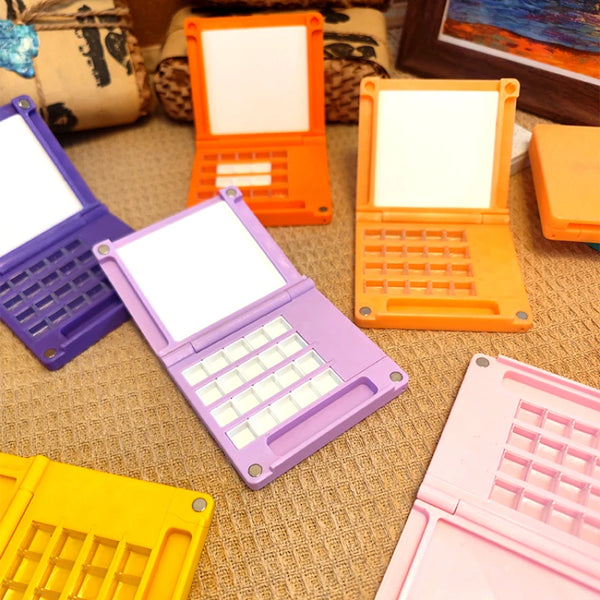 AOOKMIYA Portable Watercolor Palette 0.5ML 20 Grids Foldable Watercolor Paint Dispensing Box Palette Box Student Outing Painting Supplies