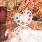 AOOKMIYA Creative Mini Pigment Palette Acrylic Hand Account Watercolor Book Clip Colorable Binder Paint Box Travel Painting Supplies