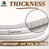 AOOKMIYA 2pcs 8,12,16,20inch Marie's Art Round Canvases Bulk for Painting,White,Blank Stretched Prepared Framed Boards for Oil,Acrylic