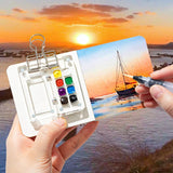 AOOKMIYA Transparent Watercolor Palette Ins Style Travel Portable Mini Watercolor Acrylic Paint Box Square Tray Box Art Painting Supplie  AOOKMIYA.COM
