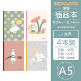 Japan KOKUYO Illustrator Book Designer Collection Student Notebook Set New Creative Theme Pattern Meeting Journal Notebooks