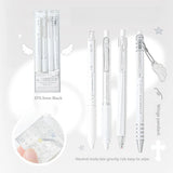 4PC Neutral Pen Series Pearl Angel Pen Cute Angel 4-piece Set Brush Test Pen Student Neutral Pen Student Specific Neutral Pen