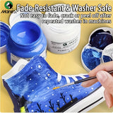 AOOKMIYA Marie's Fabric Paint 5 Bottles,50 ml/1.69oz,12 Different Colors,Vibrant,Permanent Textile Paint Kit for T-shirts,Shoes & Crafts.