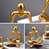Decorative Sculpture Home Decor Modern Resin Statue For Living Room Ornaments For Home Figures Decoration Table Desk Read Crafts