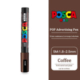1-Pc Uni Posca Paint Marker Pen Medium PC-5M 29 Colors  Art Supplies Stationery Painting Graffiti Anime Poster  Advertising