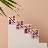 6-color Solid Watercolor Powder Transparent Box Packaging Children's DIY Painting Student Painting Supplies   Art