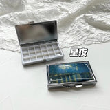 AOOKMIYA 16/18 Grid Watercolor Palette Mini Paint Packaging Tin Box Student Portable Watercolor Box Aquarel Painting Art Supplies
