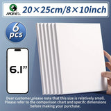 AOOKMIYA 4/6/8pcs Marie's Canvas for Painting  Bulk 20x25cm/8x10in,Blank Rectangular Framed Boards,for Acrylic,Oil,Gouache,Artists,Adults