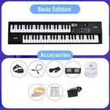 Double Key Adult Electric Organ 88 Keys Children Beginners Portable Professional Keyboard Piano Multifunctional Midi Controller