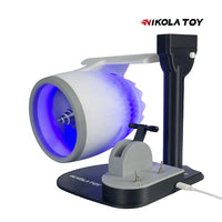 AOOKMIYA ART+ Creative Gifts Nikola Aviation turbofan modeling fan spray humidifier luminous creative ornament gift