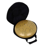 AOOKMIYA 14 Inches 15-tone Key Of D Steel Tongue Drum Zen Practitioner Tools Spiritual Sports Meditation Percussion Instrument With Parts AOOKMIYA.COM
