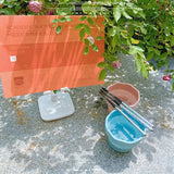 Portable Folding Pen Wash Bucket Outdoor Sketch Cleaning Tool Watercolor Painting Supplies Desktop Pencil Holder