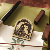 AOOKMIYA Watercolor Book Retro Metal Clip Travel Hand Ledger Fixed Clip Travel Portable Watercolor Box Clip Stationery Art Supplies