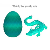 3D Printed Dragon Egg Dragon Gift Set Gemstone Ornament Full Articulated Crystal  Collectible Statue for Home Decor decoracion