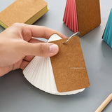 Colorful Loose Leaf Notebook Removable Iron Ring Portable and Portable Blank English Word Card Student Supplies