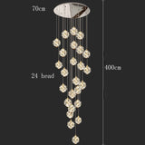 Modern home decoration crystal chandelier, stair Pendant lamp, living room Pendant lights, interior lighting