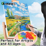 AOOKMIYA Marie's Artists' Oil Paint Set,12/18 Vibrant Colors,Rich Pigments Oil Based Paint Kit of 12ml/0.4floz Tube for Canvas,Paper