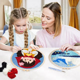 AOOKMIYA CHENISTORY-Punch Needle Embroidery Landscape Kits Sewing Kit Needlework Cross Stitch Beginner Kits For Adult Funny Embroidery