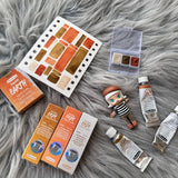 AOOKMIYA Schmincke Liquid Charcoal Pigment Subpackage 1ML/2ML Watercolor Pigment Liquid Blood Red Carmine Art Student Painting Supplies