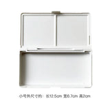 AOOKMIYA 24/48 Grid Empty Watercolor Paint Packaging Box with Color Palette for Student Sketching Portable Aquarela Painting Art Supplies