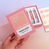 AOOKMIYA Super Vision 2024 Peach Pink Pearlescent Watercolor Paint Tube Set 8ML 3 Colors Professional Metallic for Painting Art Supplies