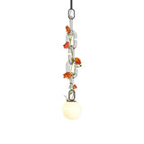 LED Artistic Colorized Chain Of Fate White Bubble Chandelier Lustre Hanging Lamps Suspension Luminaire Lampen For Dinning Room