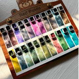 AOOKMIYA 22-color Rubens Artist Grade Layered Watercolor Paint Subpackage 0.5/1/2ML Portable Watercolor Box Sketching Art Supplies