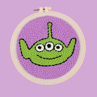 AOOKMIYA DIY Craft Punch Needle Embroidery Kits Sewing Kit Needlework Cross Stitch for Beginner Magic Pock Pen Set Home Painting Decor