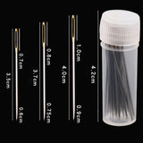 AOOKMIYA 30 PCS Cross Stitch Needles Gold Tail Needle Blunt Embroidery Needle Cross Stitch Needlework Tools Home DIY Sewing Needles