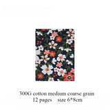 AOOKMIYA POTENTATE Fabric Cover Mini Organ Book Pure Cotton 300g Watercolor Paper Portable Travel Watercolor Sketchbook Art Supplies