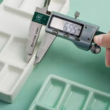 AOOKMIYA Ceramic Paint Palette Multi-unit Partition Watercolor Paint Tray Jingdezhen Ceramics Easy Clean Artist Painting Art Supplies