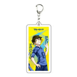 AOOKMIYA ART+ Creative Gifts Blue Lock Isagi Yoichi Acrylic Anime Keychain Bag Charms Pendant Jewelry Cute Creative Key Ring Friends Gift Figure Cartoon