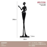 Hotel Lobby Large Figure Floor Ornaments Sales Office Model Room Window Abstract Art Soft Decoration Sculpture