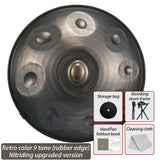 AOOKMIYA 9 Tone HandPan Drum Handmade 10 Note Tongue Drum Professional Handpan Adult Steel Tongue Drums Musical Instruments Percussion AOOKMIYA.COM