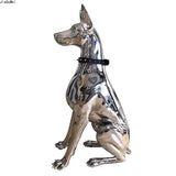 Nordic Fashion Electroplated Dog Statue, Resin Home Crafts, Large Living Room Floor Ornaments living room decoration