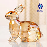 Crystal Dog Figurine for Birthday Gifts Chinese Zodiac Animal Art Craft Lucky Fortune Desktop Decor for Home Office Display
