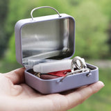AOOKMIYA Portable Lord of The Rings Watercolor Palette Set Mini Travel Watercolor Box with Brush/Clip/drawing Paper Painting Art Supplies