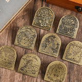 Vintage Metal Clip Office Manual Binder Bill Holder Children's Wide Mouth Folder Multifunctional Storage Clip Invoice Clip