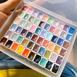 AOOKMIYA Super Vision Watercolor Paint 10 Color 1ML Artist Morandi Macaron Candy Color Advanced Gray Beginner Painting Art Supplies