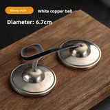 Nepal Handmade Copper Touch Bell Yoga Meditation Chime Touch Bells Copper Ring Sound Therapy Musical Percussion Instrument